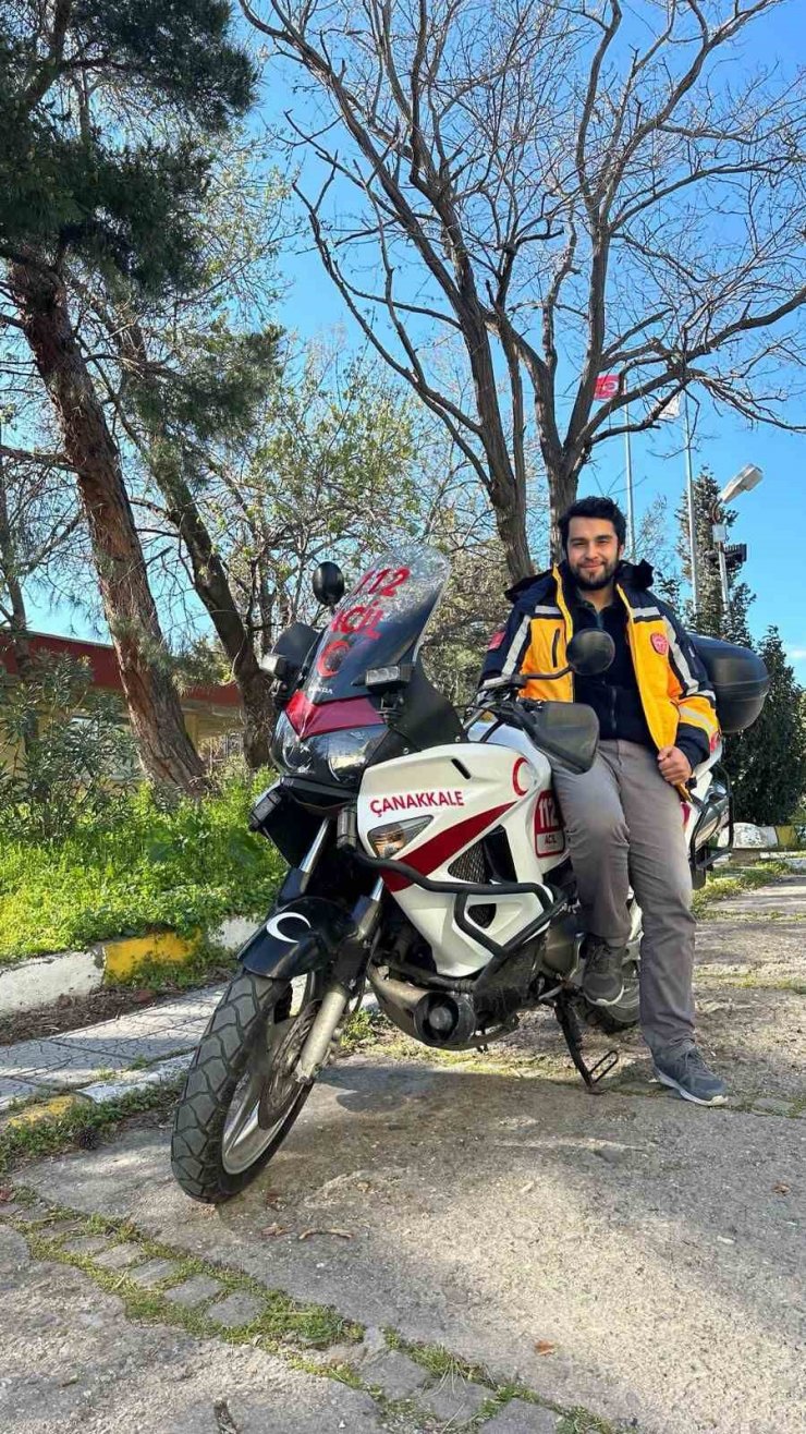 Çanakkale’de 112 Motorize ekipleri hayat kurtaracak