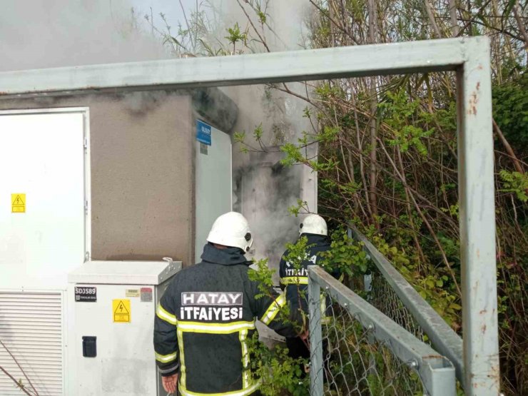 Hatay’da trafo yangını söndürüldü