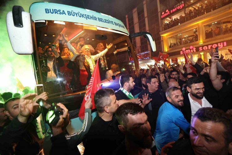 Bursa Büyükşehir’de yüzde 47,60 ile Bozbey, 6 ilçede CHP, 9 ilçede AK Parti, 2 ilçede İYİ Parti ipi göğüsledi