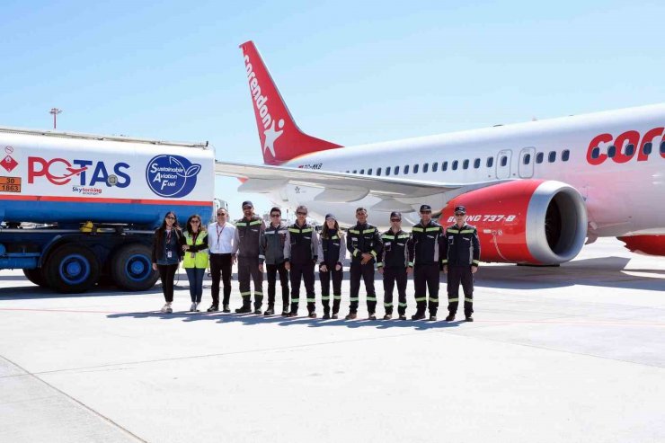 Corendon Airlines, Antalya’da SAF yakıt kullanımına başladı