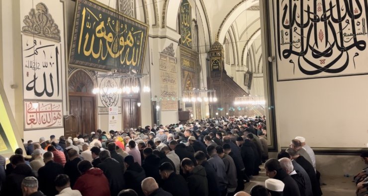 Bursa Ulu Cami’de fetih duası yapıldı