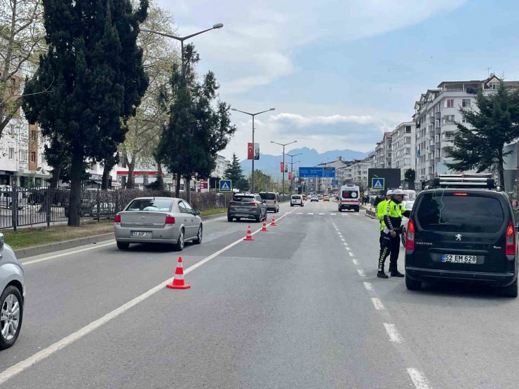 Ordu’da bayram öncesi trafik denetimleri arttırıldı