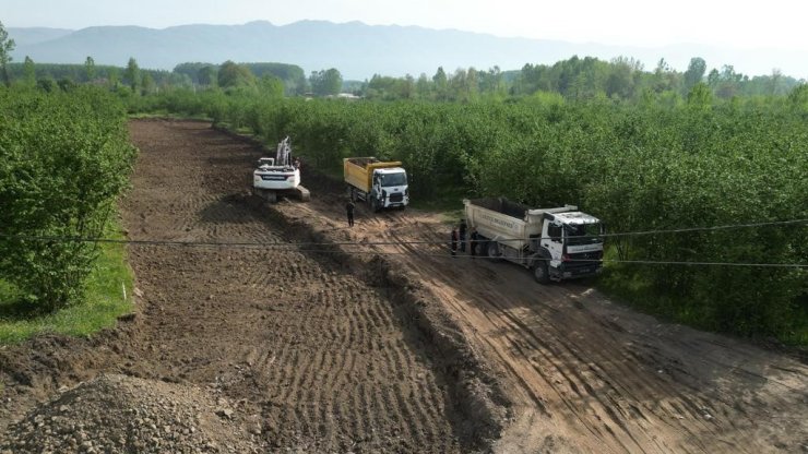 Düzce’de bu yıl 4 bin 950 metre yeni yol açıldı