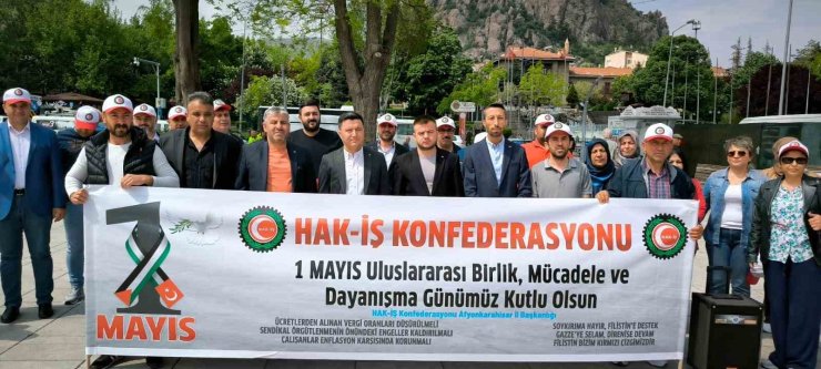 Afyonkarahisar’da 1 Mayıs kutlamaları başladı