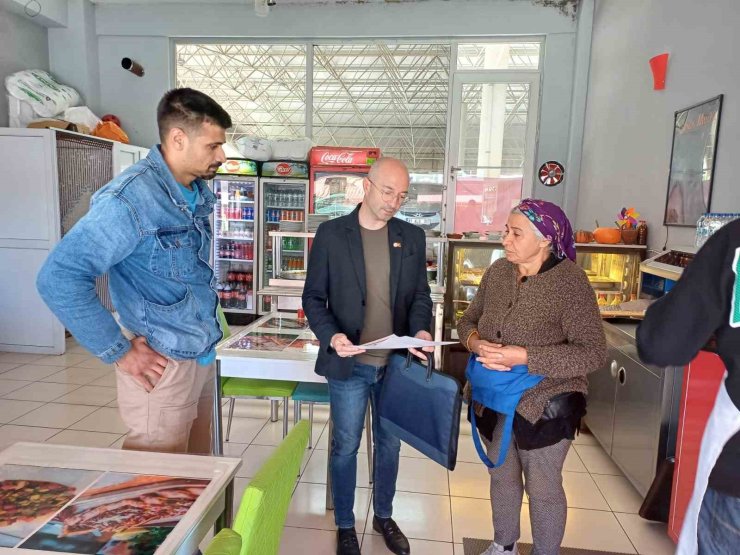 Denizli Esnaf ve Sanatkarlar Odaları Birliği Çameli esnafını yerinde dinledi