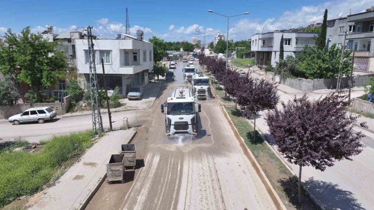 Adıyaman Belediyesi’nden temizlik çalışması