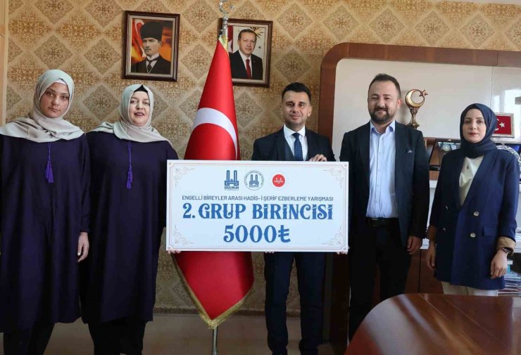 Erzurum’da ‘Engelli bireyler arası Hadis-i Şerif ezberleme yarışması’