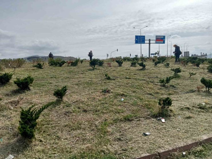 Kayseri’nin dört bir yanında bahar temizliği