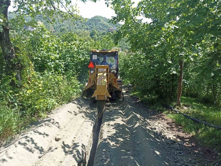 Ordu’da içme suyu hattı yenileme çalışmaları sürüyor