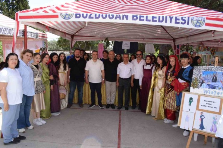 Bozdoğan İsmet Sezgin Mesleki ve Teknik Anadolu Lisesi Yıl Sonu Sergisi açıldı