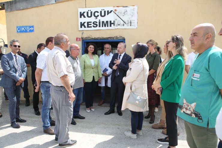 Nilüfer’de Kurban Bayramı hazırlıkları incelendi