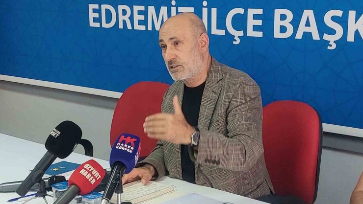 AK Parti Edremit İlçe Başkanı Murat Tuna: “Basından değil, konserler ve fuarlardan tasarruf edin”