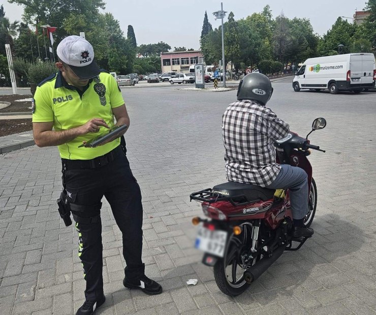 Manisa’da motosiklet denetimi: 985 bin lira cezai işlem uygulandı