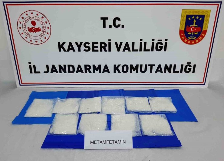 Kayseri’de 1 kilo uyuşturucu yakalandı