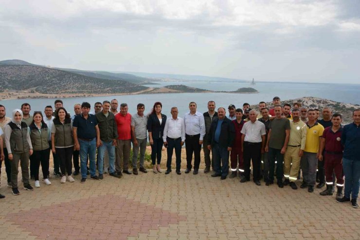 Silifkeli muhtarlar orman yangınları konusunda bilgilendirildi