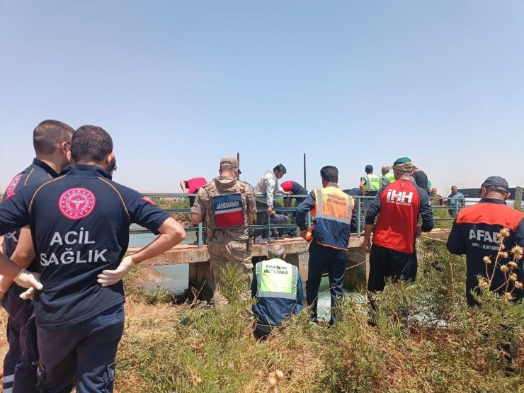 Şanlıurfa’da sulama kanalında erkek cesedi bulundu