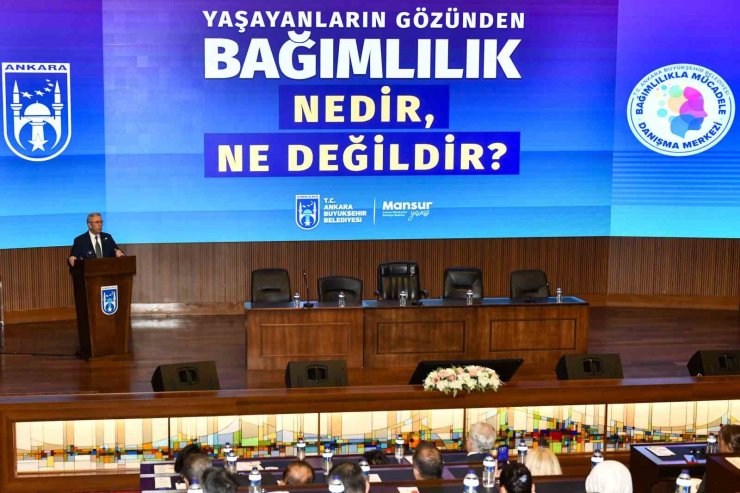 Ankara Büyükşehir Belediyesinden "Bağımlılık Nedir, Ne Değildir?" paneli