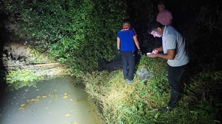 Kayıp olarak aranan yaşlı adamın cesedi su kanalında bulundu