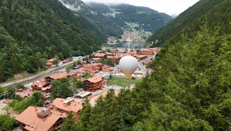 Uzungöl’ü balondan izleyecekler