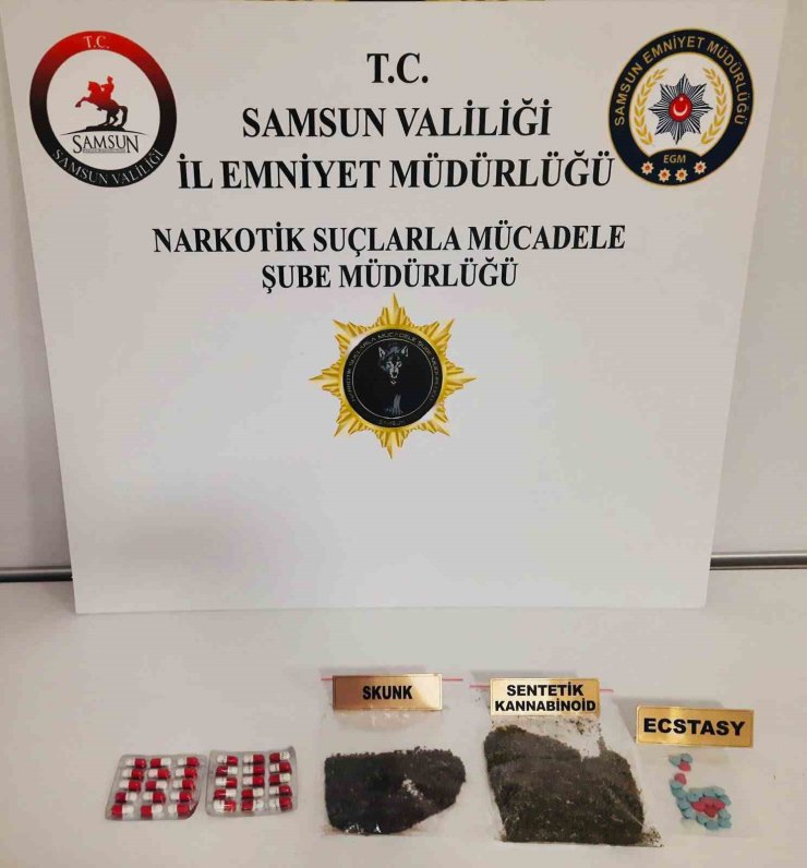 Samsun’da narkotik operasyonları: 17 kişi hakkında işlem