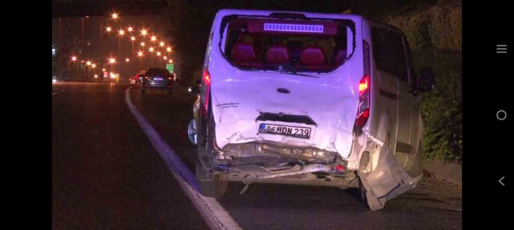 Ümraniye’de trafik kazası: 3 yaralı