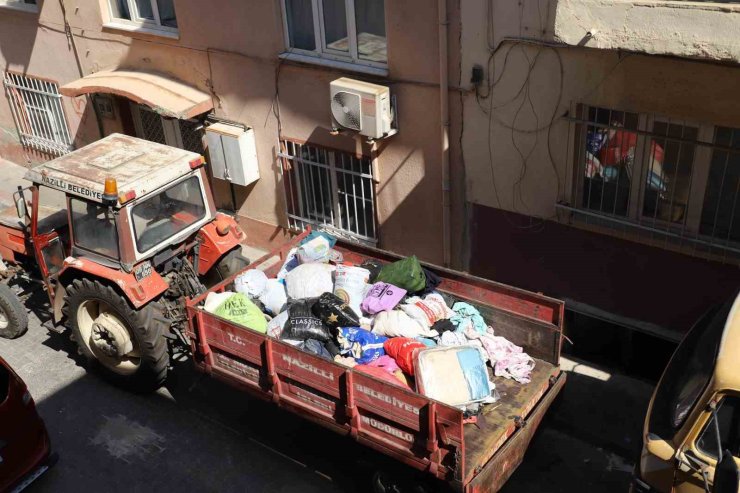 ’Kötü koku’ ihbarı çöp evi ortaya çıkardı