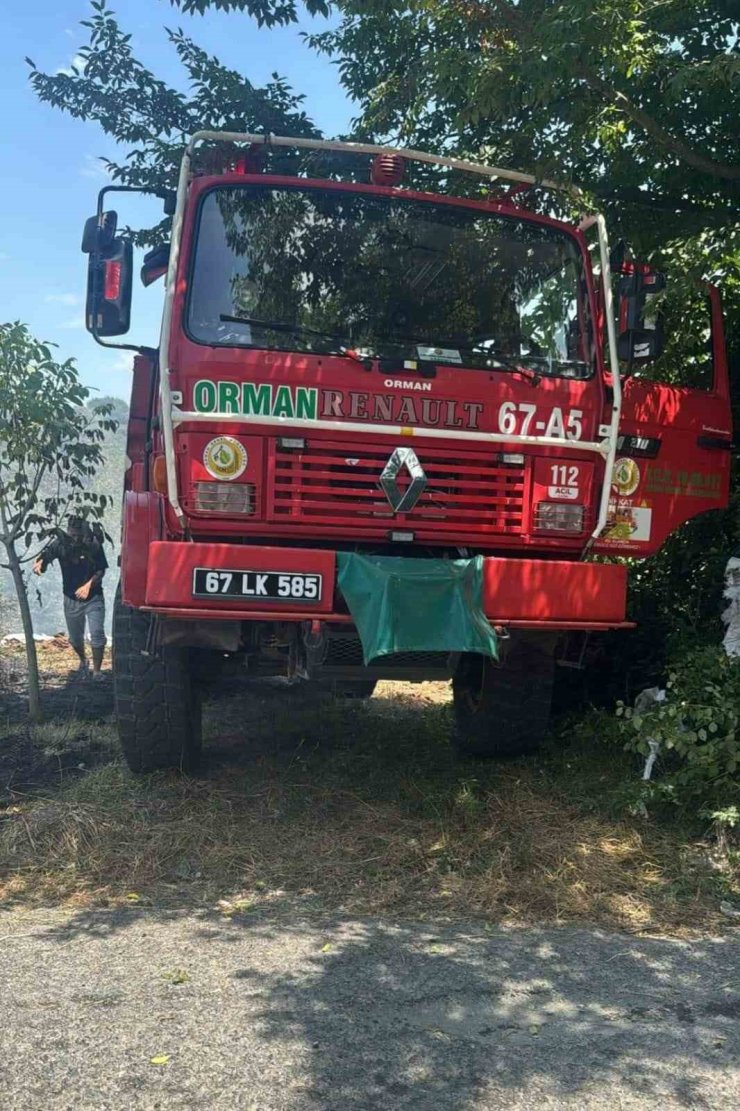 Alaplı’da Fındık Bahçesinde Yangın