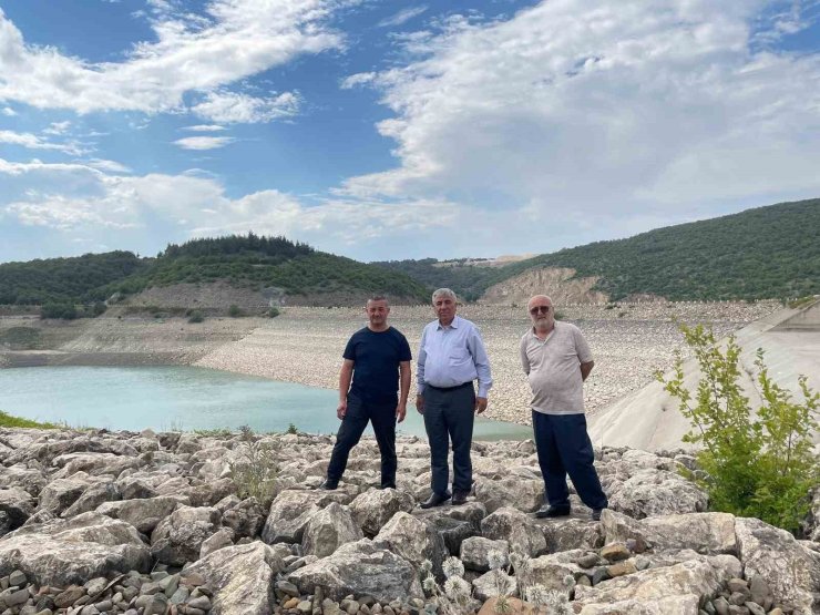 Vezirköprü Sulama Barajı’nda ’kuraklık’ alarmı