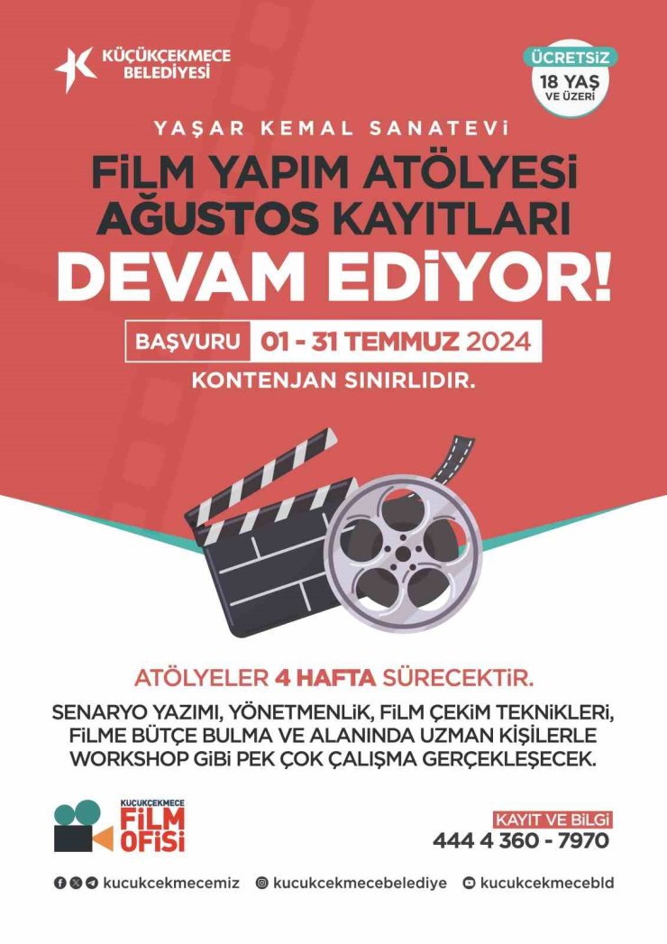 Küçükçekmece Belediyesi’nden sinemaseverlere büyük fırsat