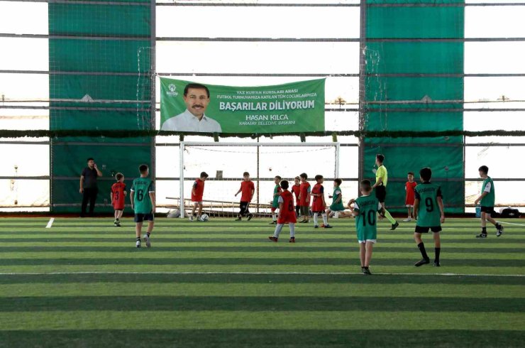 Karatay’da Yaz Kur’an Kurslarındaki öğrencilere futbol turnuvası