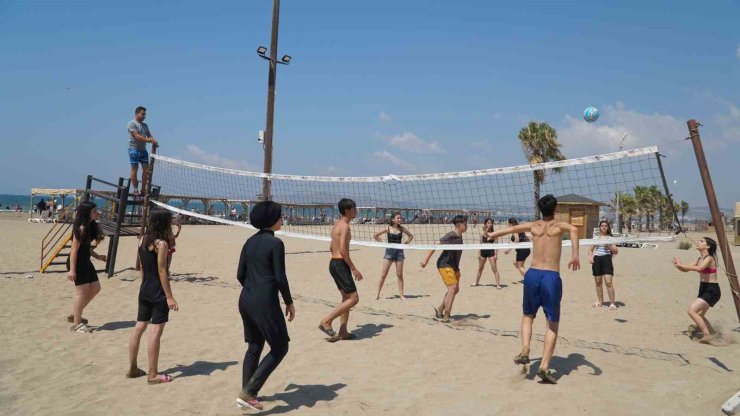 Günübirlik deniz kampı büyük ilgi görüyor