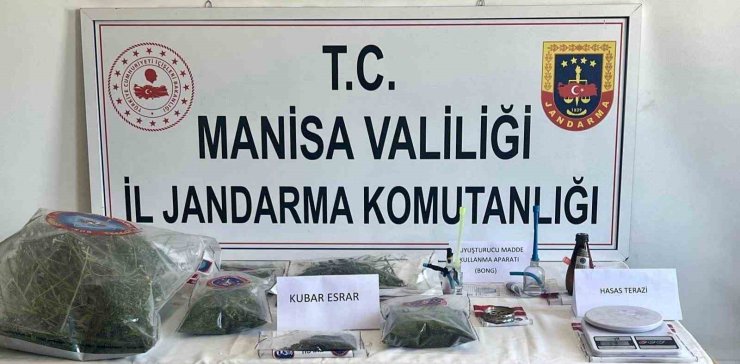 Manisa’da jandarmadan uyuşturucu operasyonu