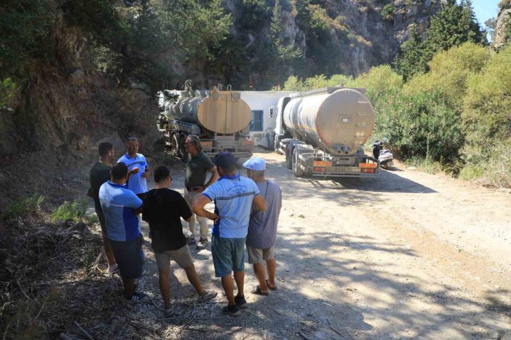 Muğla Büyükşehir Datça Belen mevkiindeki su sorununu çözdü