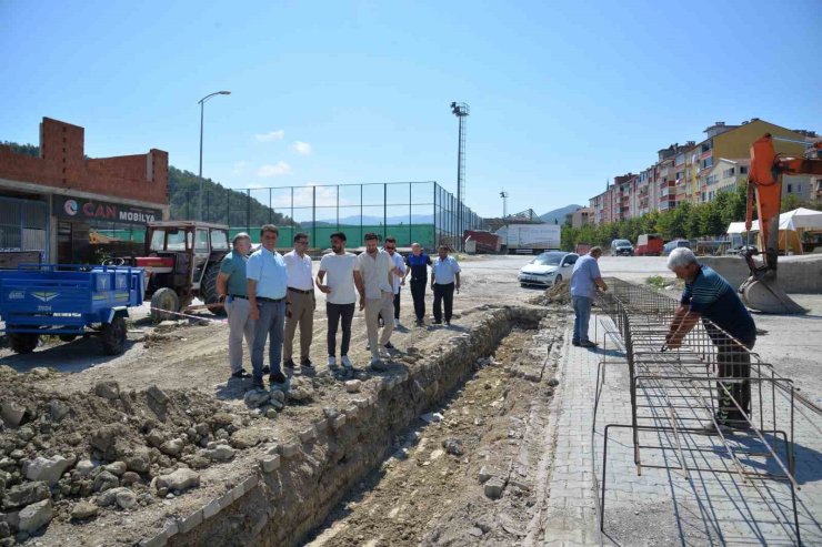 Türkeli’de doğalgaz dolum tesisi çalışmaları başladı