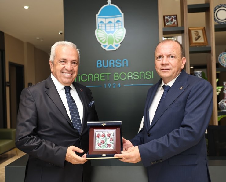 Başkan Şadi Özdemir’den Bursa Ticaret Borsası’na ziyaret