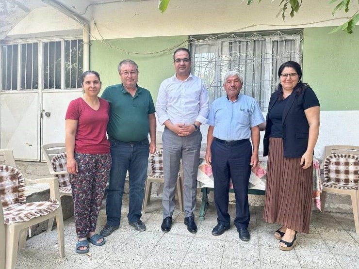 Kaymakam Dalak, şehit aileleri ve gazileri evlerinde ziyaret etti