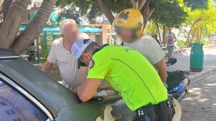 Gazipaşa’da 3 araç trafikten men edildi