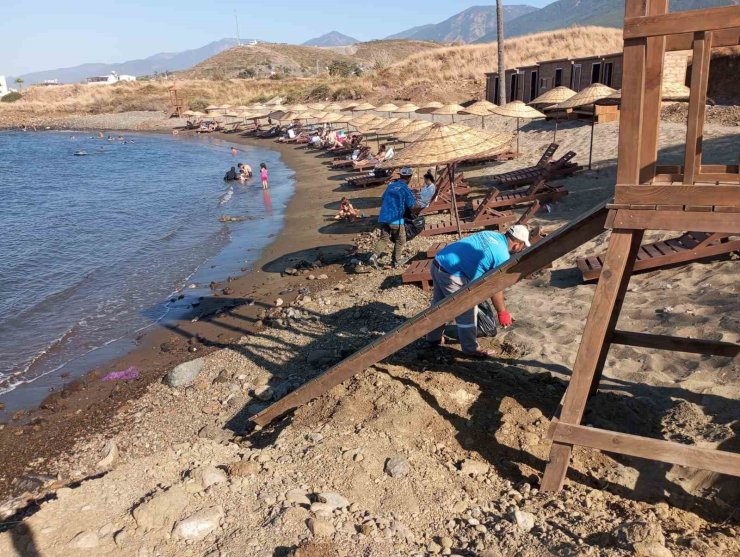 Hatay’ın 158 kilometrelik sahil şeridinde hummalı temizlik