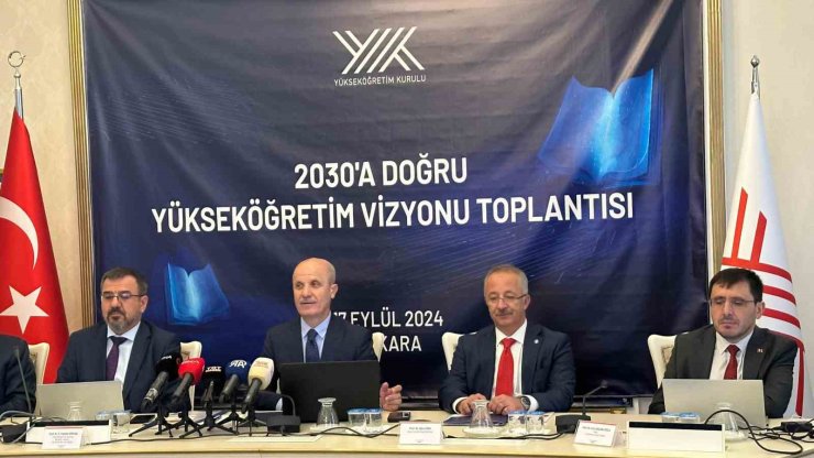 YÖK Başkanı Özvar, ‘2030 Vizyonu’ için 5 bölgesel toplantı düzenleneceğini bildirdi