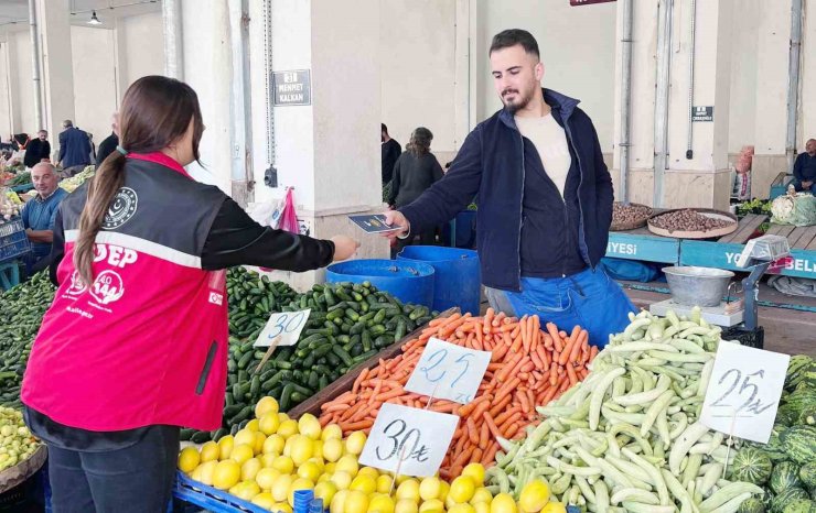 Yozgat’ta Halk Pazarı’nda farkındalık çalışması