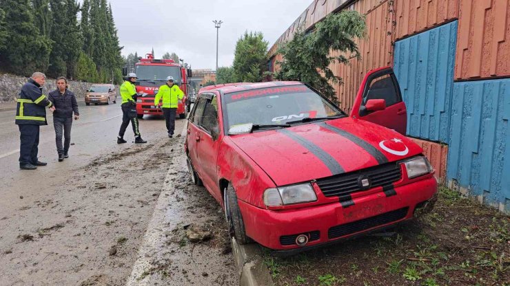 Karabük’te trafik kazaları : 2 yaralı