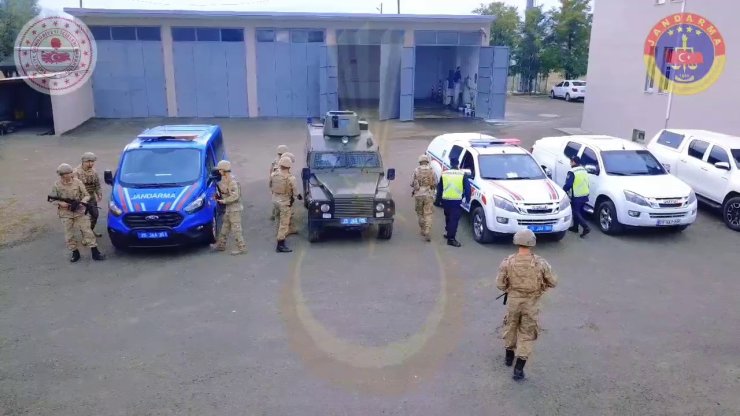 Jandarma ekipleri petrol boru hattında tatbikat gerçekleştirdi