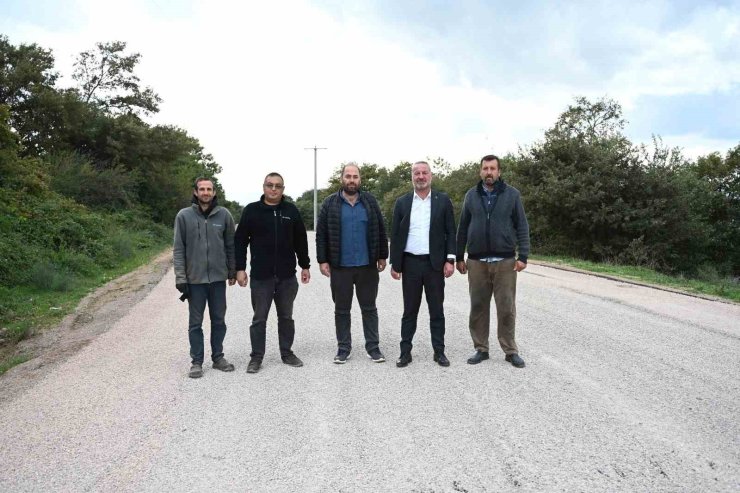 Şahmelek ve Doğla’da yol çalışmaları tamamlandı