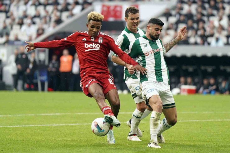 Trendyol Süper Lig: Beşiktaş: 2 - Konyaspor: 0 (Maç sonucu)