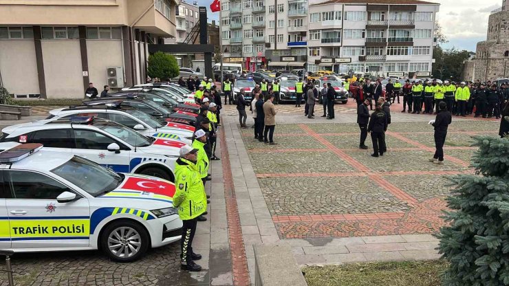 Sinop’ta emniyet ve jandarmaya hizmet aracı tahsisi