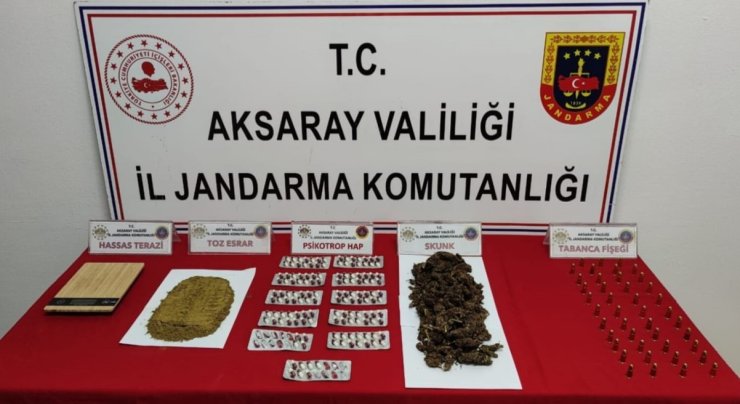 Aksaray’da uyuşturucu operasyonu: 2 tutuklama