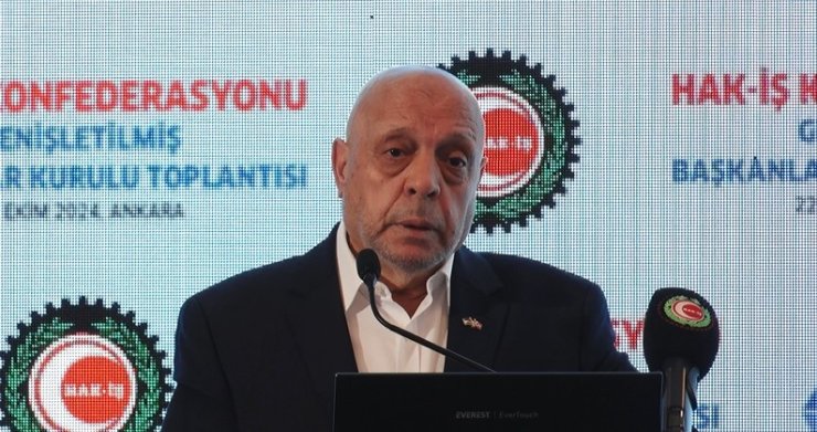 HAK-İŞ Genel Başkanı Arslan: “Asgari ücret tespit komisyonunun yapısına itirazımız var”