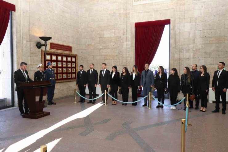 ANTGİAD üyeleri, Atatürk’ün 86. ölüm yıl dönümünde Anıtkabir’de