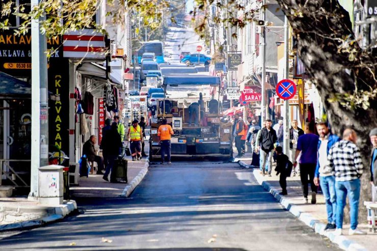 Gülnar’ın caddeleri yenilendi