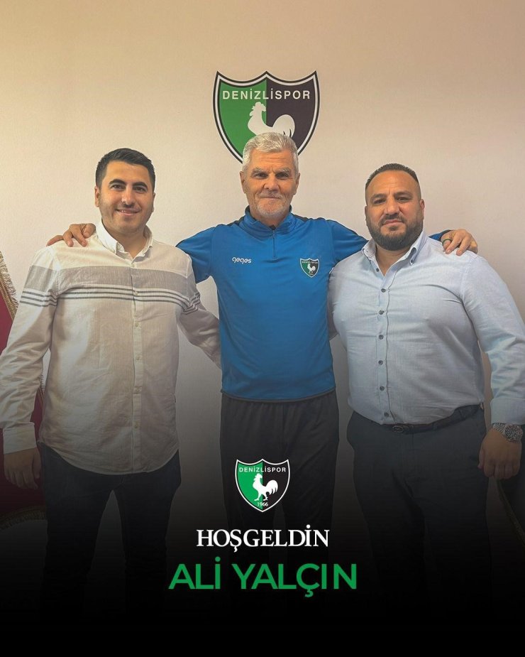 Denizlispor Ali Yalçın ile sezon sonuna kadar anlaştı